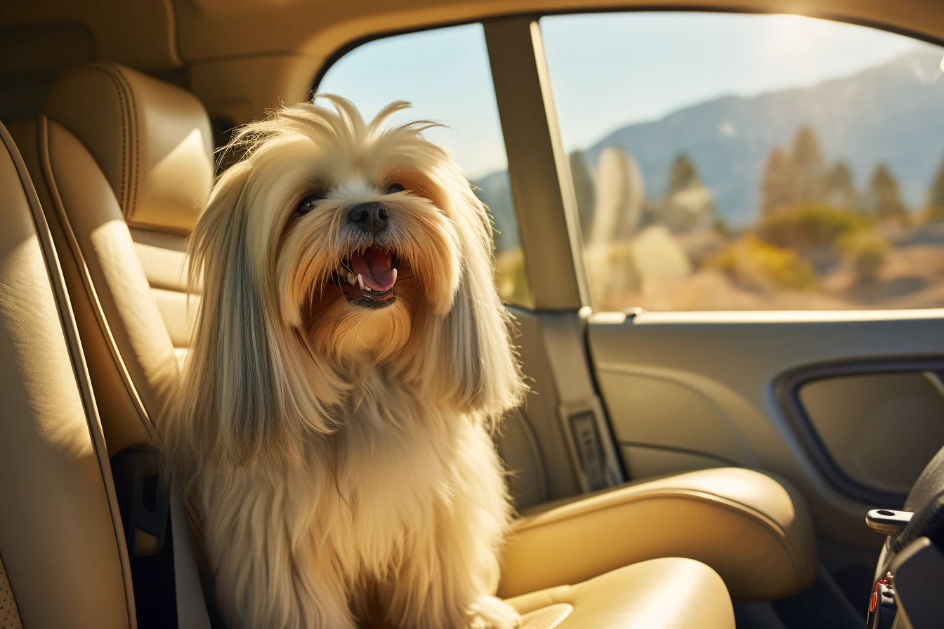 Volkswagen Tiguan Dog Carrier Car Seat for Lhasa Apso